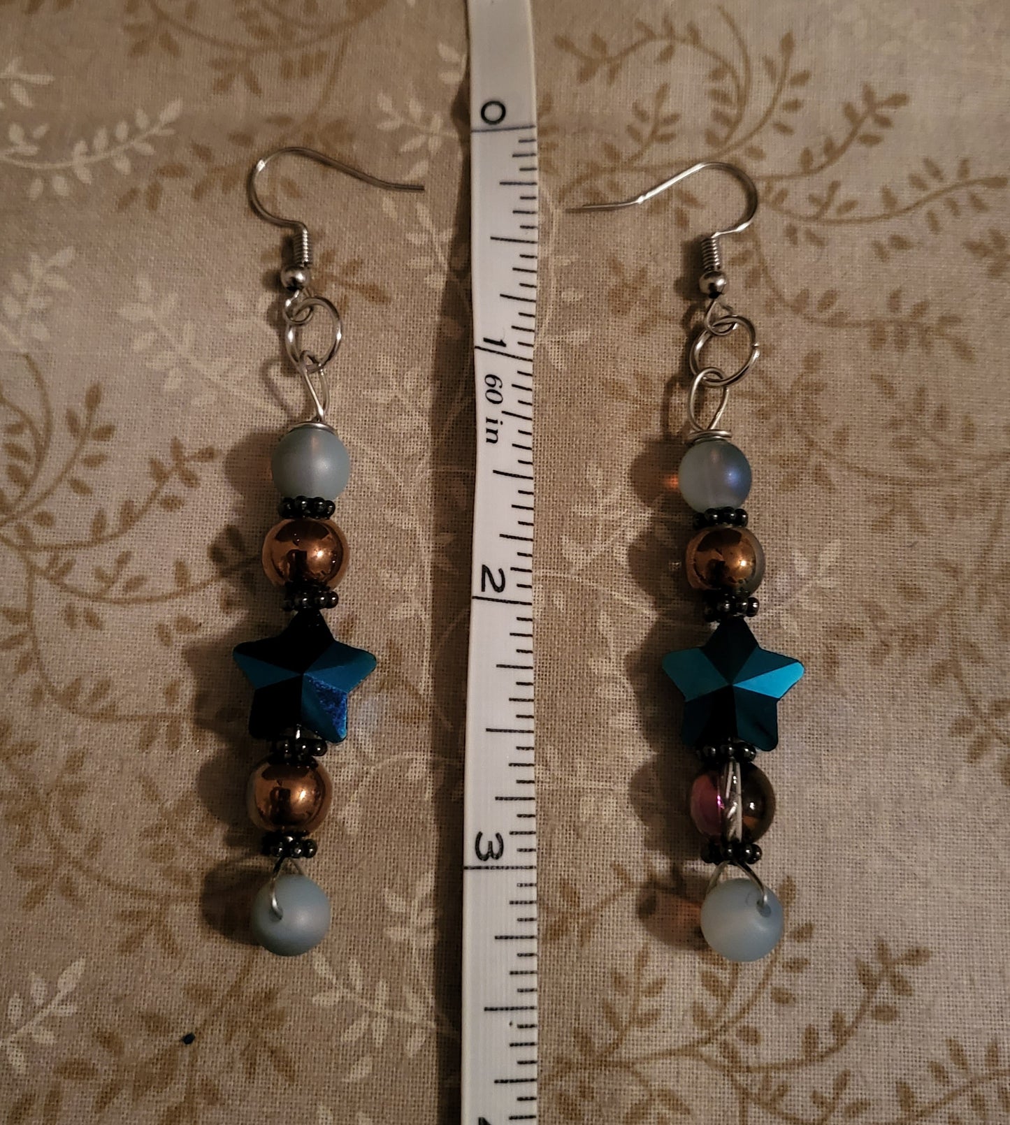 Black Star Earrings