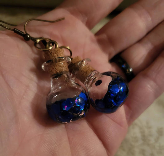 Royal Blue Potion Earrings