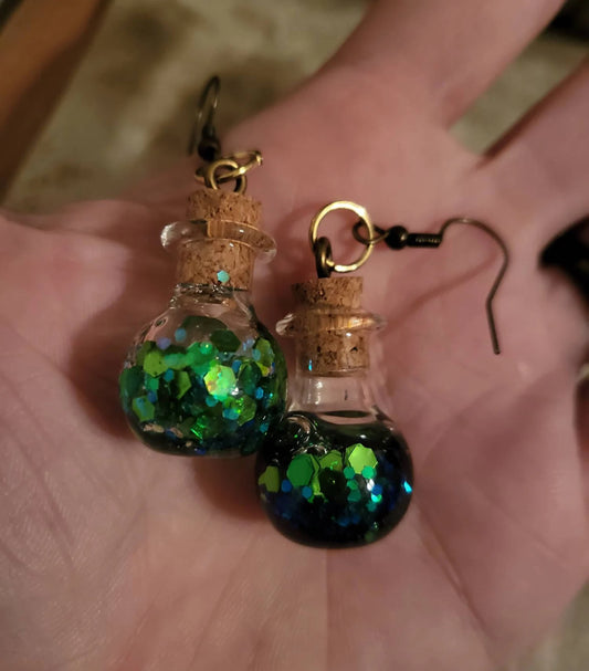 Mermaid Scale Potion Earrings